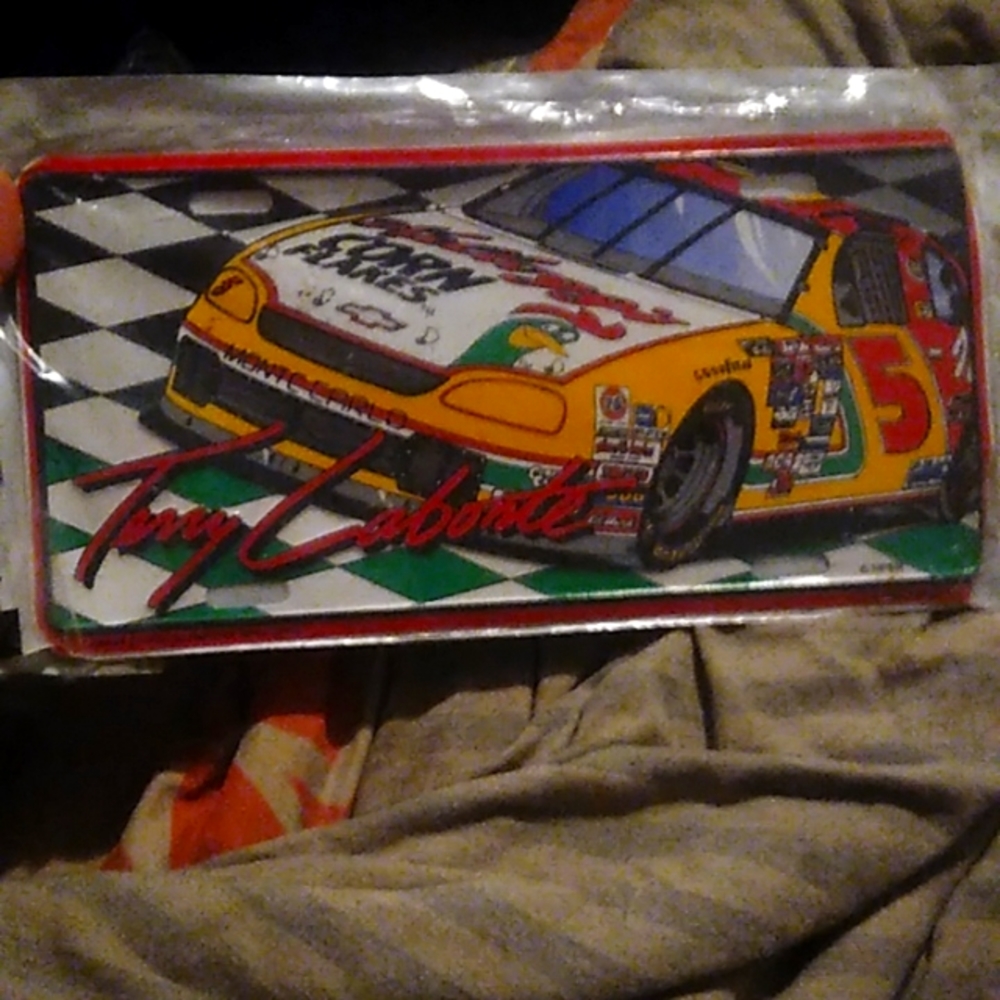 Vintage new Terry labonte license plate